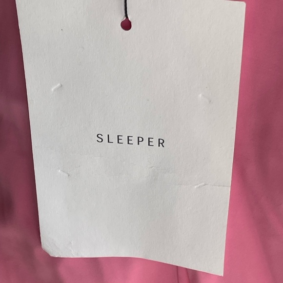 NWT Sleeper Ariel Pink Organza Ruffle Trim One Piece Swimsuit - Picture 3 of 7